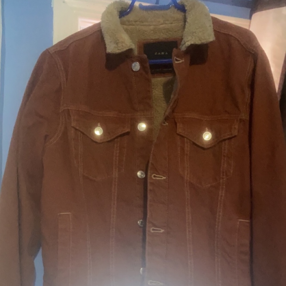 Zara faux fur jacket